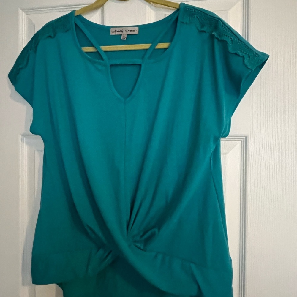Teal summer shirt